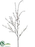 Silk Plants Direct Cherry Blossom Spray - White Blush - Pack of 12