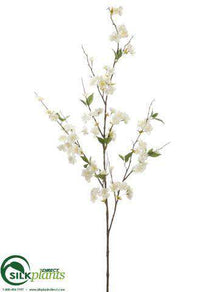 Cherry Blossom Spray - White - Pack of 6