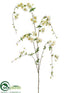 Silk Plants Direct Blossom Spray - Cream - Pack of 6