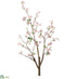 Silk Plants Direct Cherry Blossom Branch - Pink Soft - Pack of 4