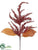 Mini Berry, Magnolia Leaf Spray - Rust Two Tone - Pack of 36