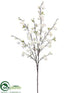 Silk Plants Direct Cherry Blossom Spray - Cream - Pack of 6