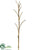 Silk Plants Direct Bamboo Spray - Brown - Pack of 6
