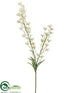 Silk Plants Direct Bellflower Spray - Cream - Pack of 12