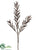 Silk Plants Direct French Bean Spray - Brown - Pack of 12
