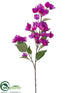 Silk Plants Direct Bougainvillea Spray - Purple Orchid - Pack of 12