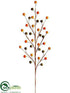 Silk Plants Direct Berry Spray - Green Orange - Pack of 24