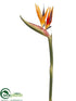 Silk Plants Direct Bird of Paradise Spray - Orange Yellow - Pack of 6