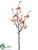 Silk Plants Direct Quince Blossom Branch - Coral - Pack of 12