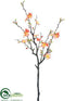 Silk Plants Direct Quince Blossom Branch - Peach - Pack of 12