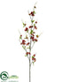 Silk Plants Direct Cherry Blossom Spray - Red - Pack of 12