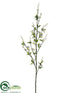 Silk Plants Direct Cherry Blossom Spray - White - Pack of 12