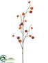 Silk Plants Direct Capsicum Spray - Orange Flame - Pack of 12