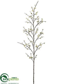 Plum Blossom Spray - White - Pack of 6