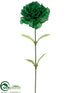 Silk Plants Direct Carnation Spray - Green Emerald - Pack of 12