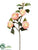 Camellia Spray - Peach Pink - Pack of 12
