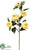 Camellia Spray - Yellow - Pack of 12