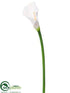 Silk Plants Direct Calla Lily Spray - White - Pack of 6