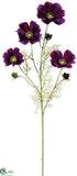 Silk Plants Direct Cosmos Spray - Plum - Pack of 12