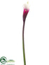 Silk Plants Direct Calla Lily Spray - Purple Cream - Pack of 12