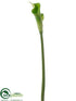 Silk Plants Direct Calla Lily Spray - Lime - Pack of 12