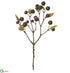 Silk Plants Direct Crabapple Spray - Burgundy - Pack of 12