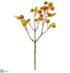 Silk Plants Direct Crabapple Spray - Orange - Pack of 12