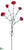 Silk Plants Direct Carnation Spray - Peppermint - Pack of 12