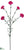 Silk Plants Direct Carnation Spray - Crimson - Pack of 12