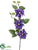 Clematis Spray - Purple - Pack of 12