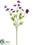 Silk Plants Direct Cosmos Spray - Violet - Pack of 12