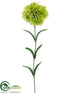 Silk Plants Direct Carnation Spray - Green Two Tone - Pack of 12