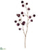 Silk Plants Direct Chinese Lantern Spray - Purple - Pack of 12