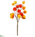 Silk Plants Direct Chinese Lantern Bundle - Orange Two Tone - Pack of 12