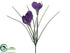 Silk Plants Direct Crocus Spray - Violet - Pack of 12