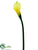 Calla Lily Spray - Yellow - Pack of 12