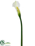 Silk Plants Direct Calla Lily Spray - White Green - Pack of 12