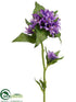 Silk Plants Direct Campanula Spray - Purple - Pack of 12