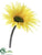 Gerbera Daisy Spray - Yellow - Pack of 12