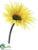 Gerbera Daisy Spray - Yellow - Pack of 12