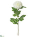 Silk Plants Direct Dahlia Spray - White - Pack of 12