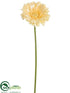 Silk Plants Direct Gerbera Daisy Spray - Yellow Pearl - Pack of 12