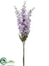 Silk Plants Direct Delphinium Bundle - Lavender - Pack of 12