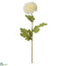 Silk Plants Direct Dahlia Spray - Cream - Pack of 12