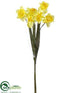 Silk Plants Direct Daffodil Bundle - Yellow - Pack of 12