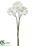 Silk Plants Direct Daisy Bundle - White - Pack of 12
