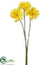 Silk Plants Direct Daisy Bundle - Yellow - Pack of 12