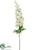 Silk Plants Direct Delphinium Spray - White - Pack of 6