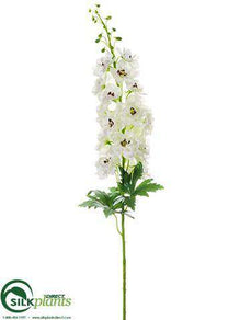 Delphinium Spray - White - Pack of 6