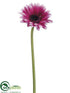 Silk Plants Direct Gerbera Daisy Spray - Orchid - Pack of 12